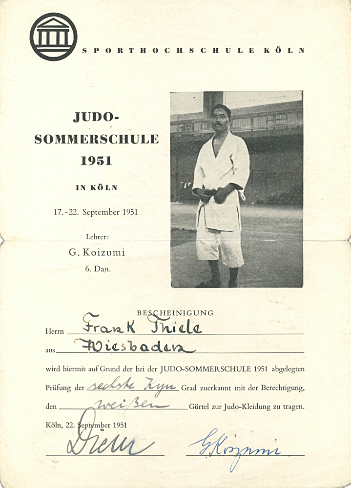 Judo-Sommerschule, 1951